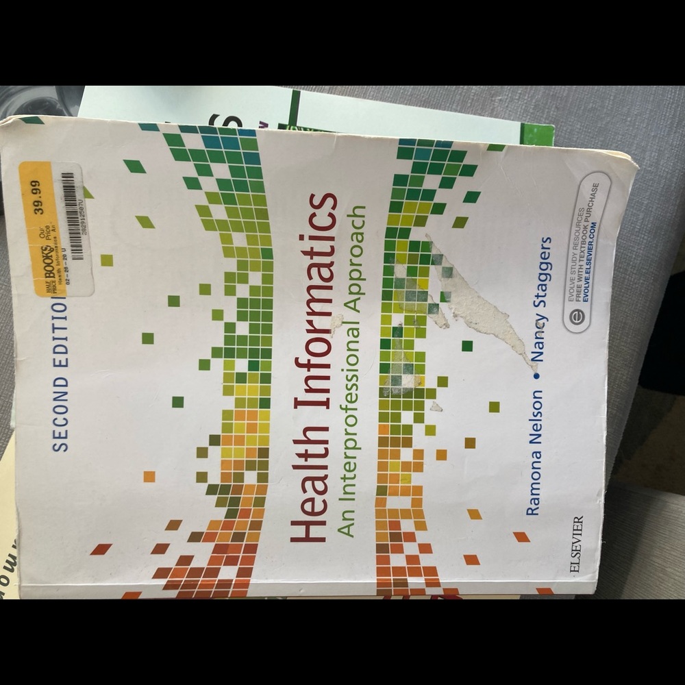 Health informatics textbook - Picture 2 of 3